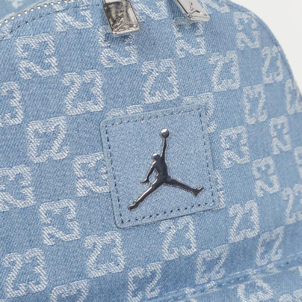 NIKE 耐吉 後背包 Jordan Monogram 藍 滿版印花 13吋 筆電包 運動包 雙肩包 背包 JD2523001AD-001