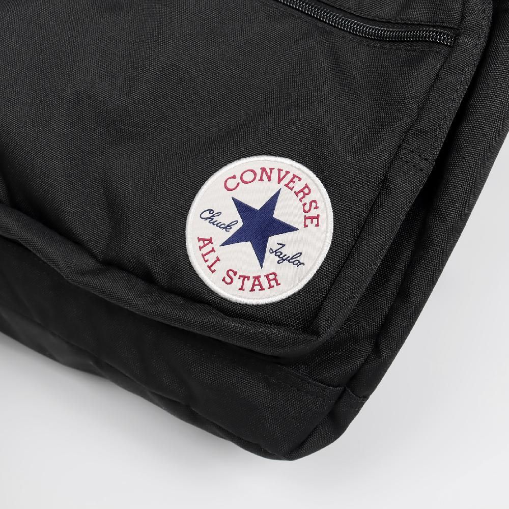 CONVERSE 匡威 後背包 Go 黑 13吋筆電包 書包 經典款 包包 可調式背帶  10020533A01