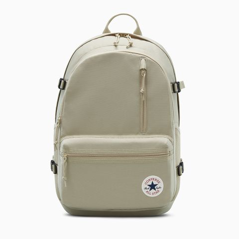 【CONVERSE】STRAIGHT EDGE BACKPACK 休閒包 後背包 男包 女包 米色-10021138-A36