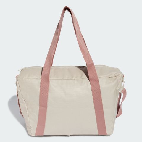 【ADIDAS】CLSC BAG 旅行包 女 運動包 健身 手提 肩背 米色 粉-JC6694