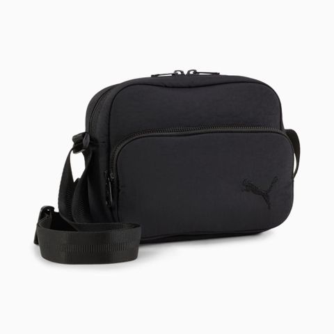 【PUMA】HER側背小包(F) 側背包 女 斜背包 黑色-09127801