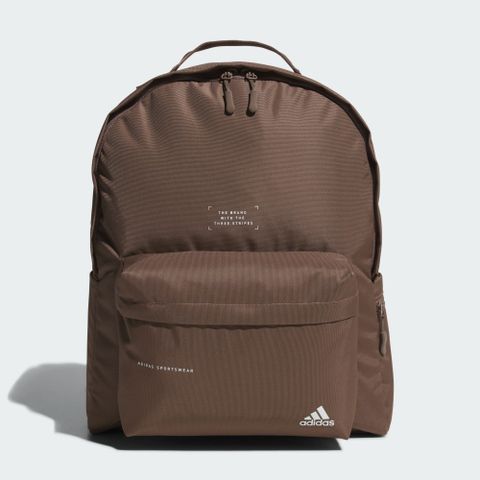 【ADIDAS】MH BP 後背包 男女款 咖啡色-JF0727