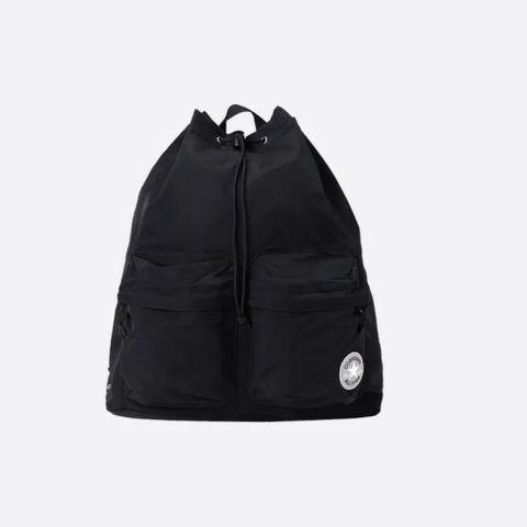CONVERSE DRAWSTRING BACKPACK 後背包 男女 黑-UA5748-023