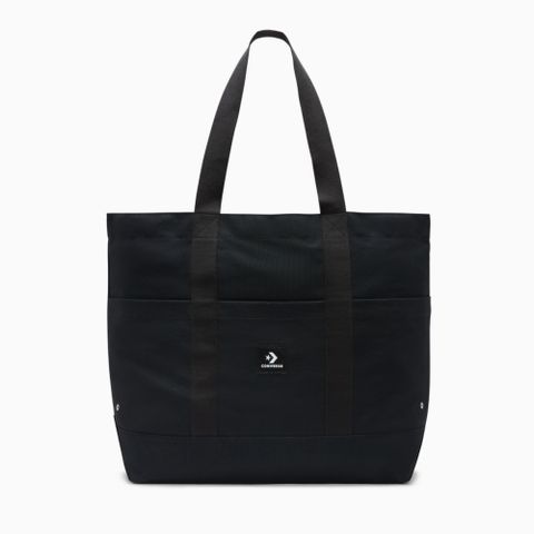 CONVERSE SC PREMIUM CANVAS TOTE BLACK 側背包 男女 黑色-10026988-A01