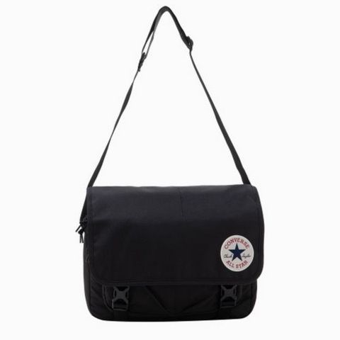 CONVERSE TALYOR MESSENGER BAG BLACK 側背包 男女 黑色-UA5802-023