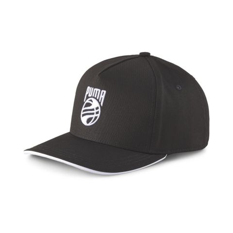 【PUMA】Basketball低弧帽 男女 休閒帽 黑色-02337901