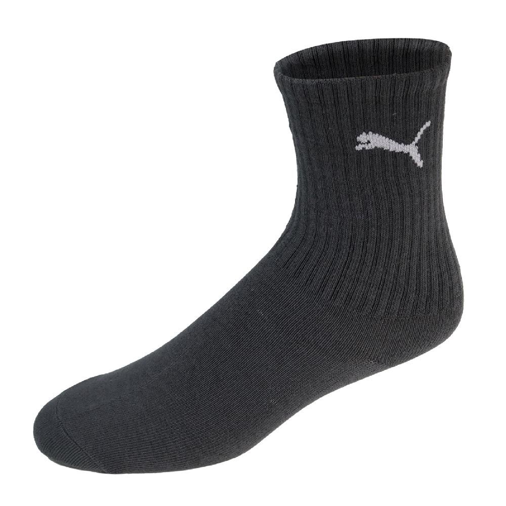 PUMA  襪子 NOS Crew Socks  深灰 白 男女款 長襪 中筒襪 台灣製 單雙入 BB134508