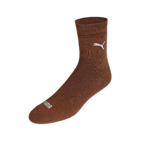 Puma 襪子 Fashion Ankle 咖啡 白 中筒襪 短襪 男女款 台灣製 單雙入 BB126104