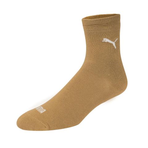 PUMA 長襪 Fashion Ankle Socks 男女襪 咖啡棕 台灣製 休閒 襪子 BB126107