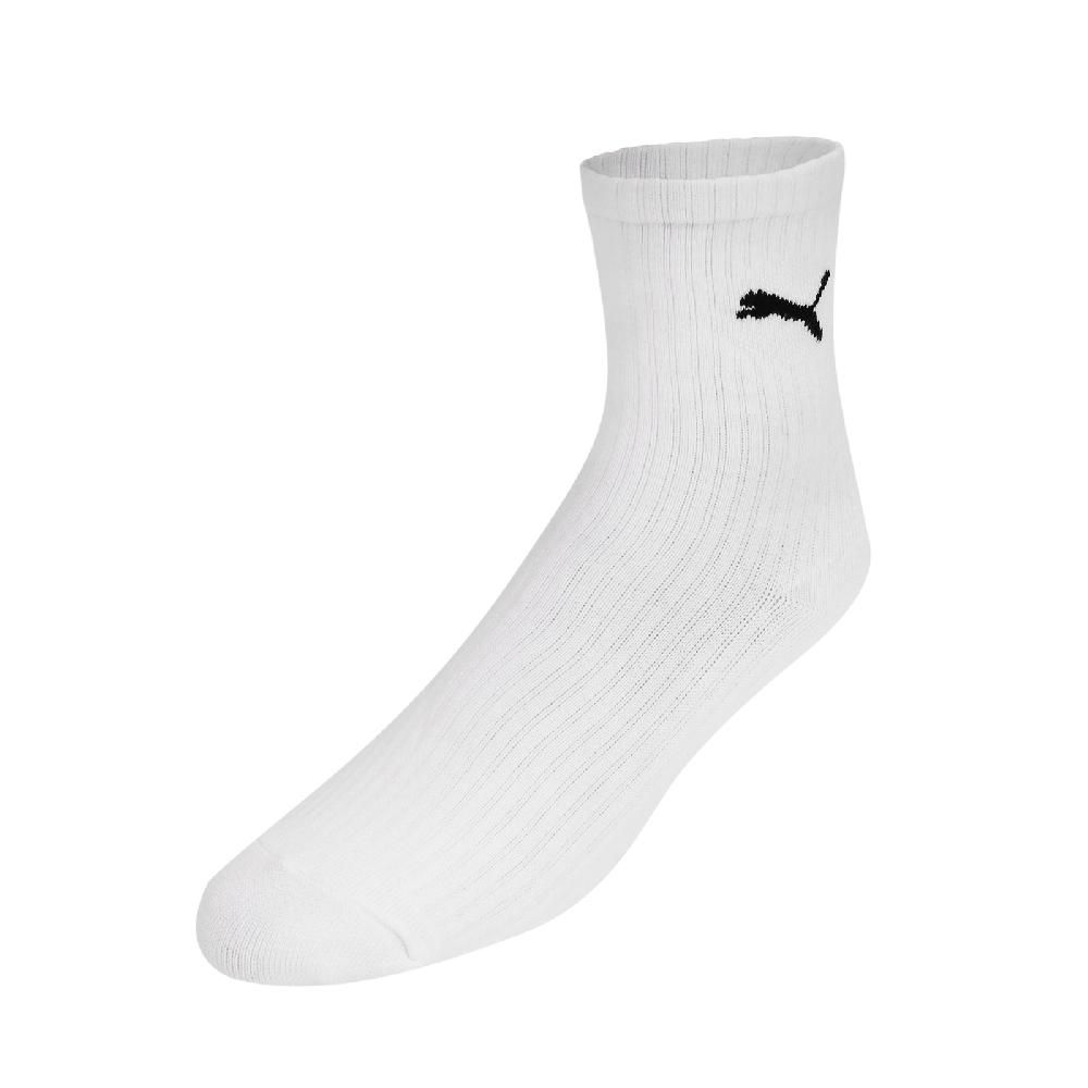 PUMA  襪子 Crew Socks 白 基本款 經典 中筒襪 長襪 休閒 BB137801