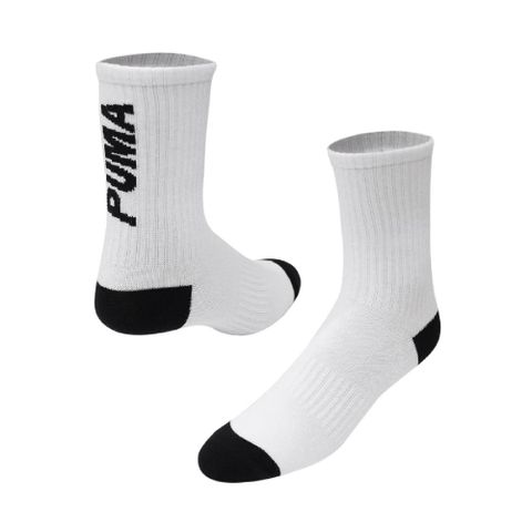 Puma 襪子 Classic Sock 男女款 白 黑 長襪 中筒襪 運動 休閒 基本款 單雙入 BB130803