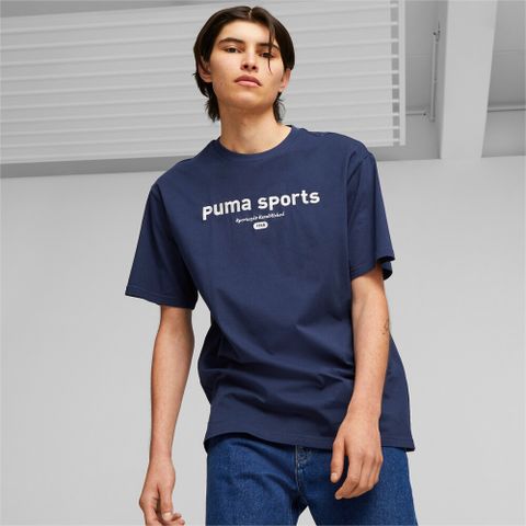 PUMA 短T 流行系列 P.TEAM 深藍 LOGO 短袖 T恤 男 62131615