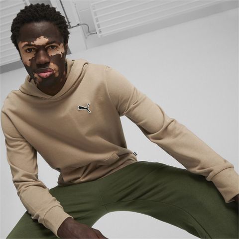 PUMA 彪馬 帽T 基本系列 BETTER ESS 卡其 織標 厚長袖 中性 67597885