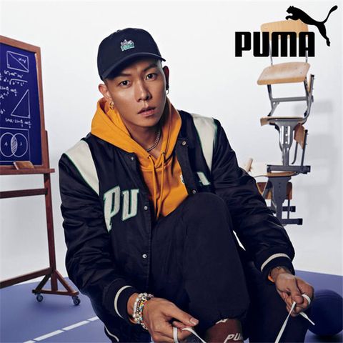 PUMA 老帽 流行系列 SKATE 黑 刺繡LOGO 可調式 棒球帽 02513101