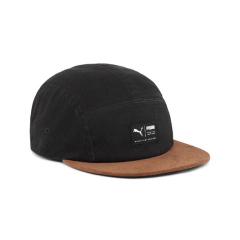 PUMA 彪馬 棒球帽 Skate 5 Panel Cap 黑 棕 五分割帽 可調式帽圍 老帽 帽子 02513001