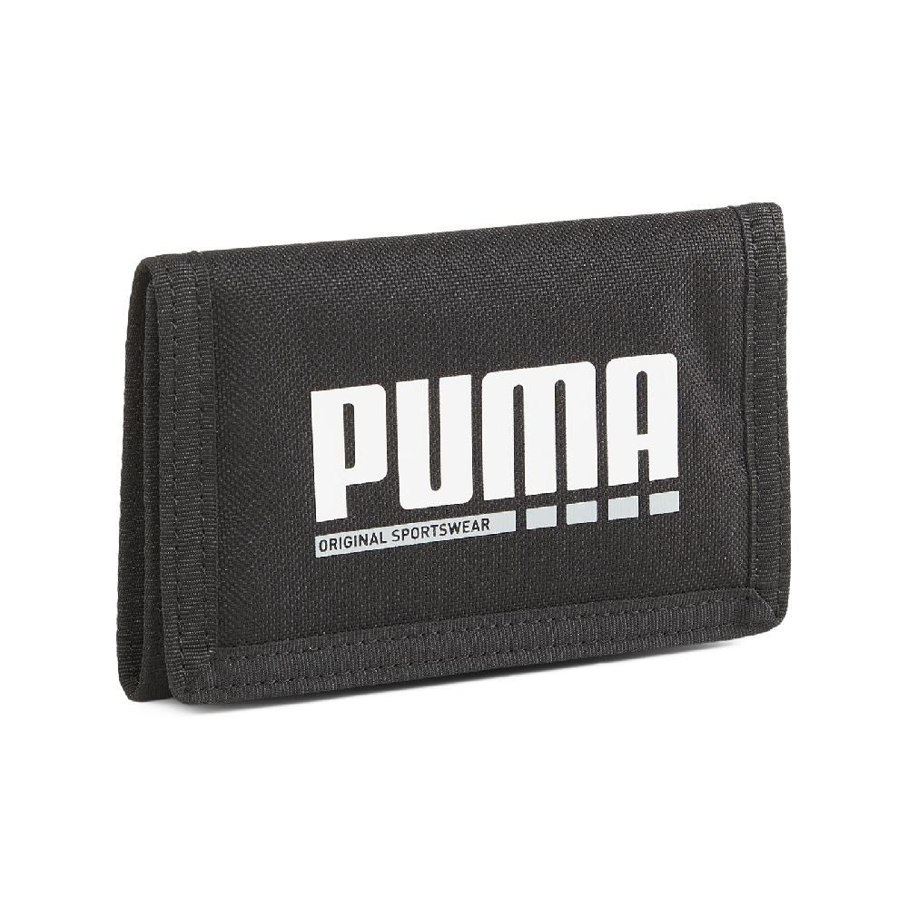 PUMA  彪馬 錢包 Plus Wallet 黑 白 多夾層 拉鍊零錢袋 尼龍錢包 皮夾 短夾 05447601