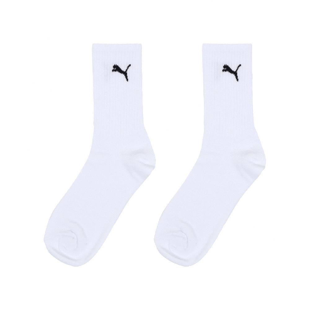 PUMA  彪馬 長襪 NOS Crew Socks 白 黑 中性款 中筒襪 休閒襪 襪子 BB134512