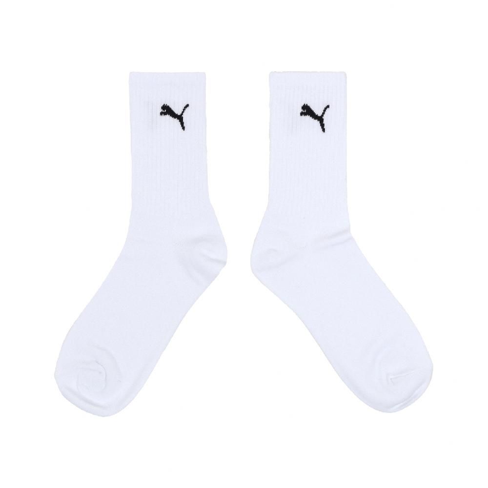 PUMA  彪馬 長襪 NOS Crew Socks 白 黑 中性款 中筒襪 休閒襪 襪子 BB134512