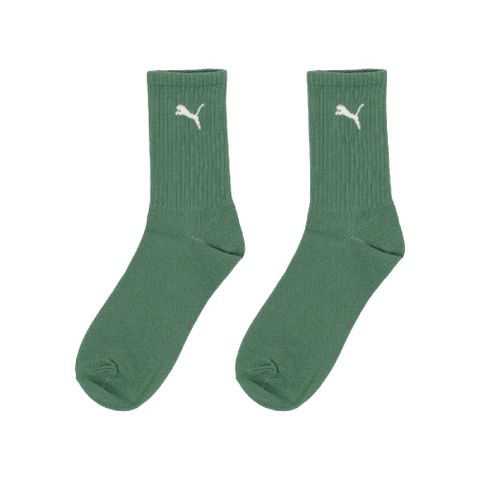 PUMA 彪馬 長襪 NOS Crew Socks 綠 象牙白 中性款 中筒襪 休閒襪 襪子 BB134516