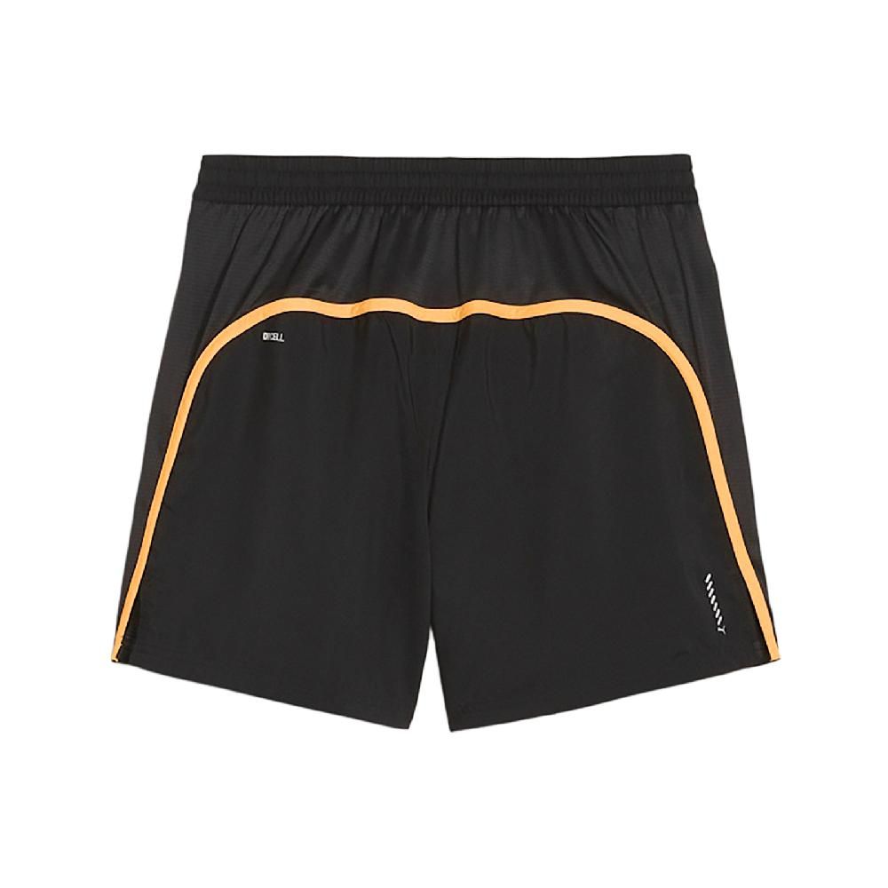 PUMA  彪馬 短褲 Run Fav Shorts 男款 黑 粉橘 吸濕 排汗 三角內裡 5吋 運動 褲子 52500456