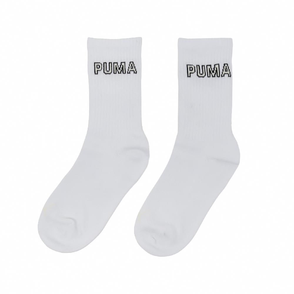 PUMA  彪馬 長襪 Fashion Crew Socks 白 黑 中筒襪 休閒襪 襪子 BB142107