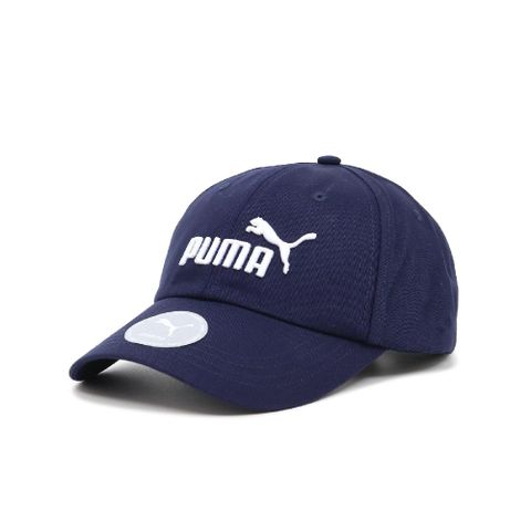 PUMA 彪馬 棒球帽 Basic NO.1 Baseball Cap 藍 白 可調帽圍 刺繡 老帽 帽子 02590701