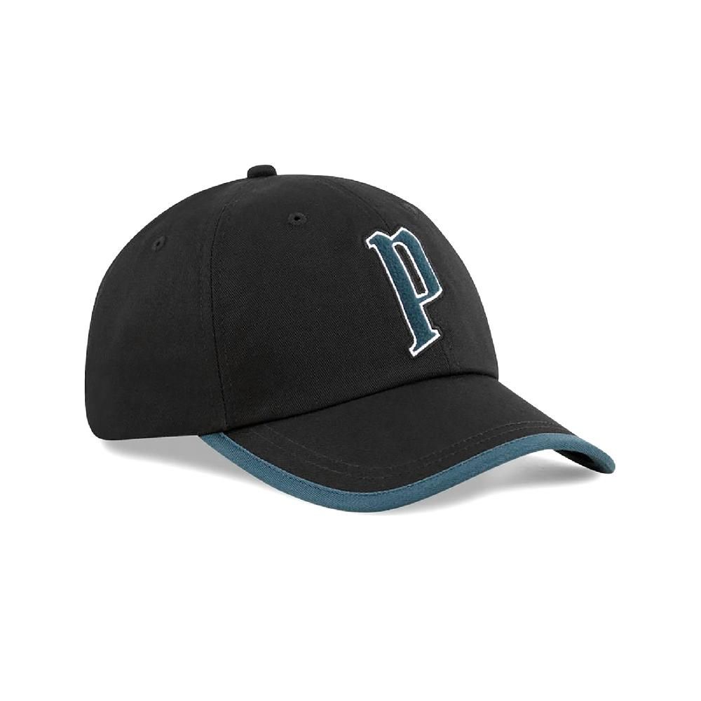 PUMA  彪馬 棒球帽 PLAY.PARIS Baseball Cap 黑 藍 可調帽圍 吳卓源同款 老帽 帽子 02551201