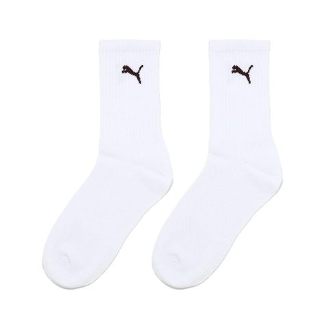 Puma 彪馬 長襪 NOS Crew Socks 白 黑 基本款 休閒襪 中筒襪 襪子 BB134519