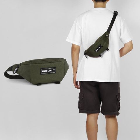 PUMA 彪馬 腰包 Deck Waist Bag 軍綠 可調背帶 肩背包 斜背包 隨行包 小包 09070403