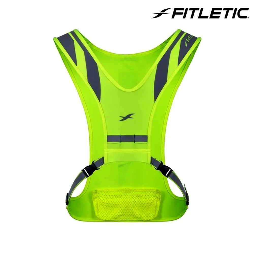 Fitletic  輕量跑步反光背心GLO VEST 螢光黃