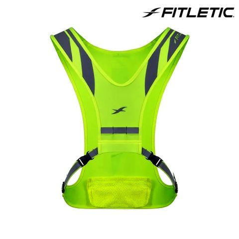 Fitletic 輕量跑步反光背心GLO VEST 螢光黃