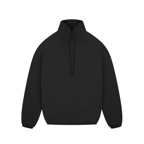 Adidas x Fear of God Athletics Half Zip Black 半拉鍊衛衣 黑 聯名款 長袖 上衣 IS5318