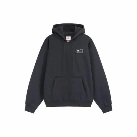 NIKE 耐吉 Nike x Stussy Washed Hoodie Black 黑色 帽T 亞版 聯名 保暖 DN4029-010