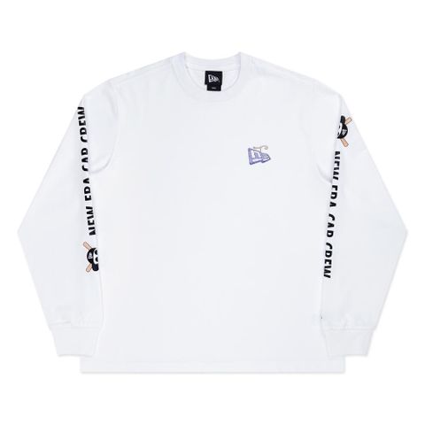 NEW ERA 男女款 長袖上衣 NE X ONE PIECE航海王 白色_NE14334370