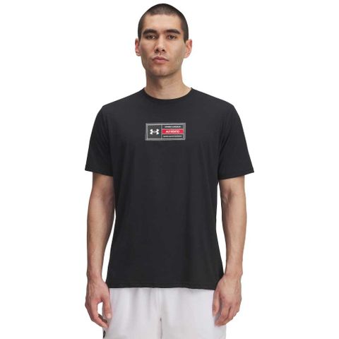 【UNDER ARMOUR】UA 男 PRINTED WOVEN LABEL 短袖T-Shirt