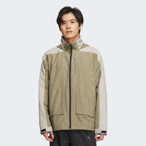 【ADIDAS】M TRAN JKT 1 休閒外套 男 連帽 卡其色-JL6687