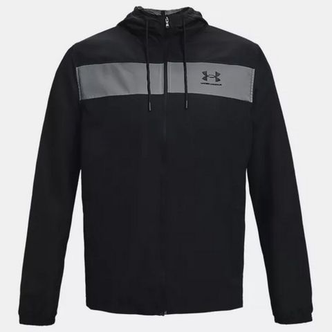 Under Armour 安德瑪 Woven防風外套 男 連帽 黑色-1361621-001