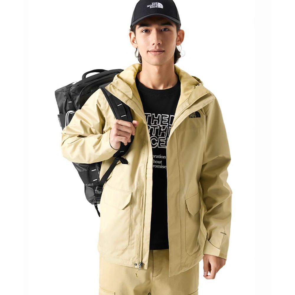 The North Face 北面 男 防水透氣可調節連帽衝鋒外套-NF0A8AUKLK5