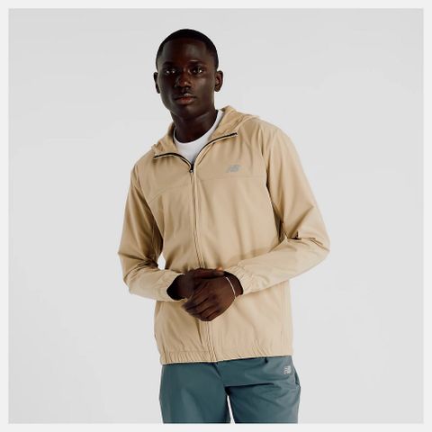 【New Balance】風衣外套 風衣外套 男 連帽外套 運動 卡其色 美版_MJ41018SOT-F