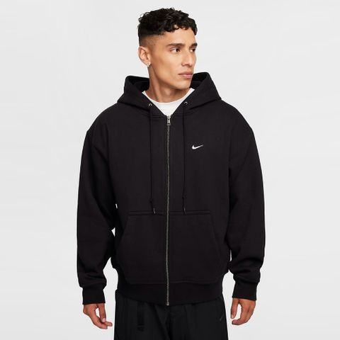 NIKE 耐吉 M NK SOLO SWSH THERMAL FZ 男款 連帽外套 寬鬆 黑色-FZ1165010