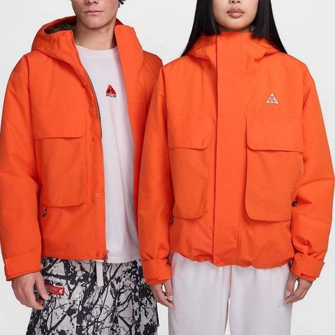 【NIKE】AS M ACG SF PRMLFT SKL PK JKT 男款 舖棉外套 連帽 橘色-FV8682819
