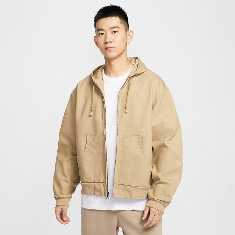 【NIKE】AS M NL FZ UL JACKET SASHIKO 男款 連帽外套 卡其色-HQ6123297