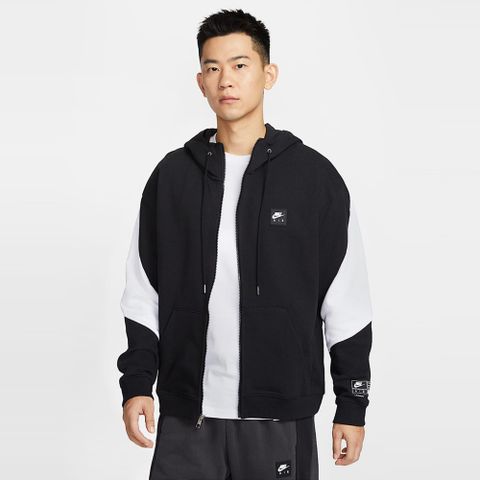 【NIKE】AS M NIKE AIR FLC FZ HOODE BFT 男 連帽外套 黑色-HJ0637010