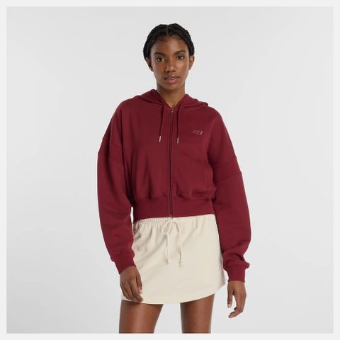 New Balance 棉質連帽外套 女 連帽外套 WJ51506MHB-F