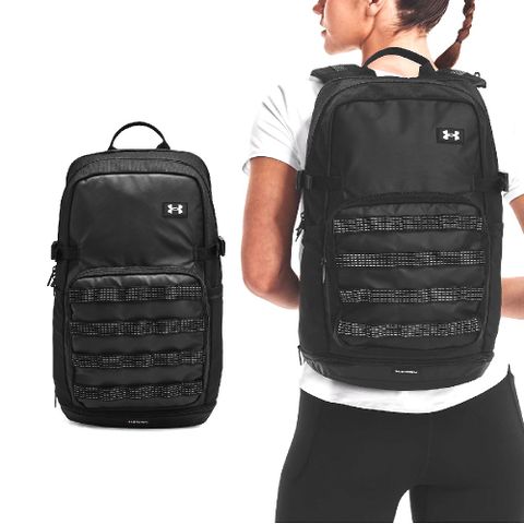 Under Armour Under Armour 安德瑪 後背包 Triumph Sport Backpack 黑 防潑水 15吋 抗撕裂 筆電包 UA 1372290003