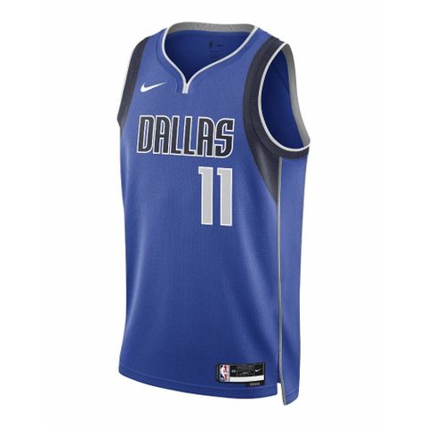 【NIKE】DAL MNK DF SWGMN JSY ICN 22 男 籃球背心 NBA 獨行俠 藍色-DN2002485