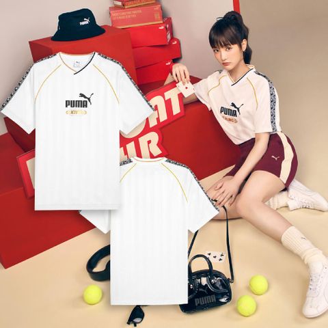 足球衣 KING Relaxed Football 白 復古 短袖上衣 吸濕快乾 寬鬆 王淨同款 63256302