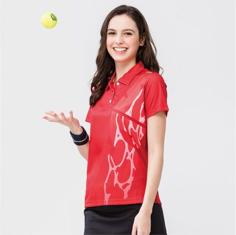 振興下殺5折《SASAKI》長效性吸濕排汗功能網球短衫/641045