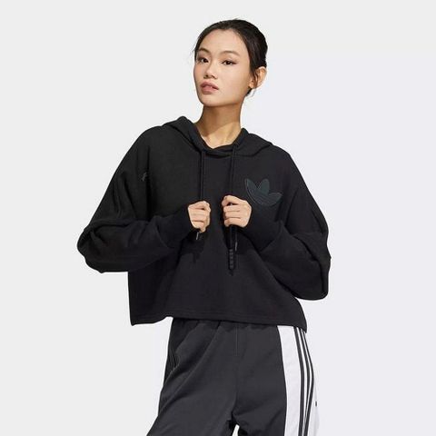 【ADIDAS】ADICOLOR HOODY 女 連帽上衣-HS1923