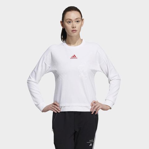 【ADIDAS】CNY SWEAT 女 圓領套頭衫-GP0707